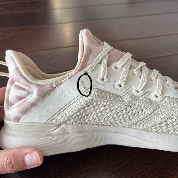 APL Women's Cream and Tan Sneakers - Picture 6 of 6